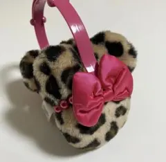Disneyミニーちゃんヒョウ柄イヤーマフ