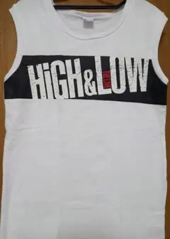HIGH&LOW THE LIVE　ロゴプリント ライブTシャツ ノースリーブ