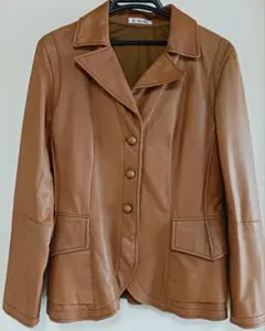 le vivo ブラウン レザージャケット