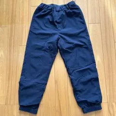 ユニクロ　ナイロン　裏フリース　パンツ　120