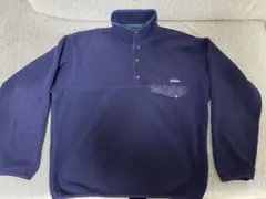90s　patagonia　シンチラスナップT　フリースジャケット　パープル