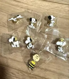 2016年スヌーピーミュージアム限定 ピンバッジ 7個セット スヌーピー展ピンズ