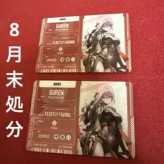 勝利の女神 NIKKE メタリックパスコレクションvol2 紅蓮 黒紅蓮 セットのサムネイル