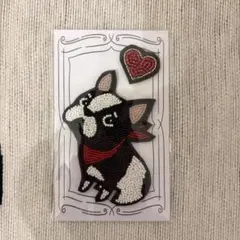 RUCHIA ビーズ刺繍 ステッカー ルチア ボストンテリア　フレンチブルドッグ