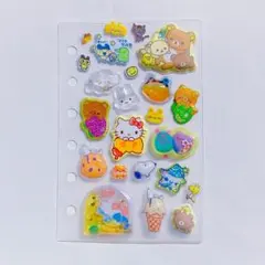 シール　おすそわけ　シート　イエロー系①