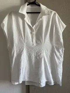 AZUL by MOUSSYスキッパーシャツ 半袖 ホワイトのサムネイル