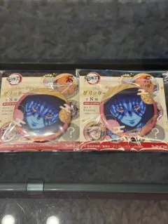 鬼滅の刃 トレーディング グリッター缶バッジ 猗窩座