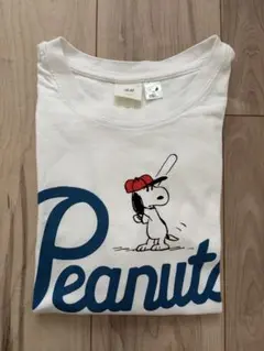 H&M Peanuts 半袖 Tシャツ クルーネック スヌーピー ホワイト Sのサムネイル