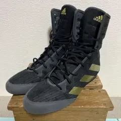 adidas ボクシングシューズ BOX HOG 4 ブラック/ゴールドのサムネイル