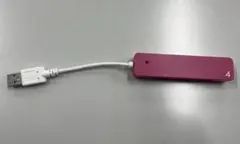 iBUFFALO USBハブ 4ポート ピンク