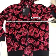 訳あり 未使用　XXL ジップアップ　B系　ベロア　HIPHOP ファッション