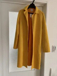 ZARA ロングコート イエロー XS 新品未使用タグ付き