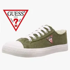 GUESS ゲス ローカットスニーカー 27cm カーキ 新品未使用品のサムネイル
