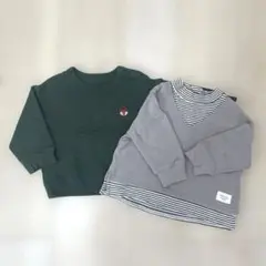 トレーナー　80 2枚セット　UNIQLO テータテート