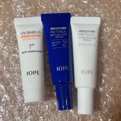 IOPE レチノール&UVサンアンプル サンプル 3本セットのサムネイル