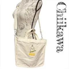 ちいかわ　うさぎ　ショルダー　鞄　バッグ　キャンバス　刺繍　2way