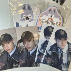 スキズ　オンラインくじ　ステッカー バンちゃんセット①