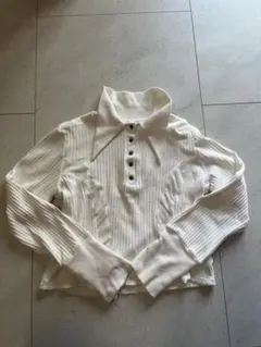 VIAVANDA 長袖ホワイトシャツ