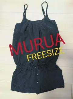 美品♡MURUA オールインワン コンビネゾン 夏 リゾートワンピ ムルーア
