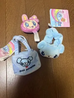 pom ponette メゾピアノ　ぬいぐるみ マスコット 3点セットのサムネイル