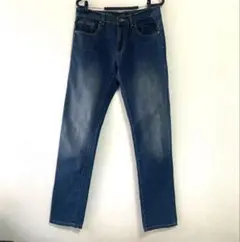 ストレッチ素材 ビリデューエ ユーズド加工 デニム ジーンズ M