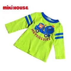 B807○Mikihouse ロンT くま　車　80 ベビー キッズ 長袖