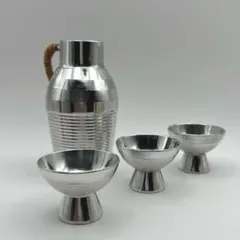 マレーシアのピューターの徳利・おちょこ2つのセット SELWIN PEWTER