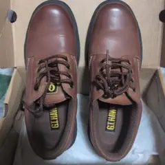 G.T. HAWKINS ブラウン レザーシューズ