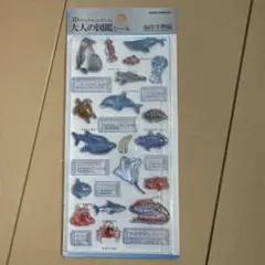 正規品 大人の図鑑シール 海洋生物編 ボンボンドロップシール ボンドロ カミオ