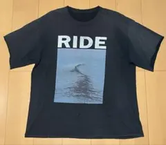 RIDE Nowhere Tシャツ フェード 袖カットオフ