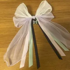 美品　USJ 鬼滅の刃　胡蝶しのぶ ヘアクリップ ヘアアクセサリー　コスプレ