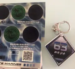 千葉ロッテマリーンズ　和田康士朗　BSW きらきらキーホルダー　ステッカーのサムネイル