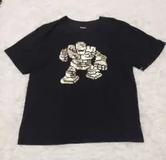 希少　ドラゴンクエスト ゴールデンゴーレム Tシャツ graniph 黒 L