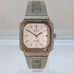 RICOH QUARTZ 100M 腕時計 デイトスクエア メンズ　ヴィンテージのサムネイル