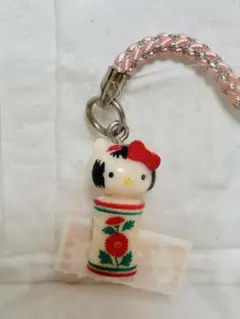 【レア】ハローキティ　桜蘭高校ホスト部　根付け　ストラップ 激レア 桜蘭高校ホスト部 ハローキティ ストラップ 根付け ご