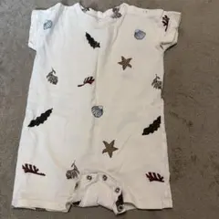 オーガニックコットンロンパース 0-6m