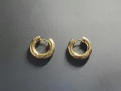 フープピアス 金色