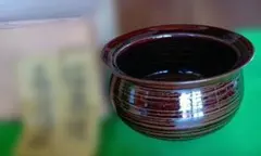 茶道具　エフゴ建水　信楽焼　未使用