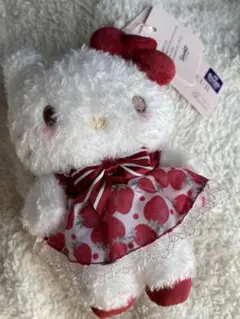 新品★メゾンドフルールサンリオコラボハローキティぬいぐるみチャーム★50周年