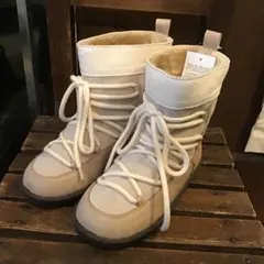 Pluto lunar white sneakers boots ハイカット - メルカリ