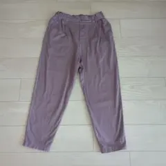studio CLIP サラサラ快適テーパードパンツ M パープル
