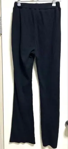 【即購入〇】ストレッチブラック フレアパンツ