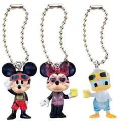 ディズニー SUMMER マスコットチャーム ドナルド ミッキー セミコンプ