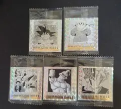 ドラゴンボール40周年記念 オリジナルイラスト シールウエハース　15枚セット