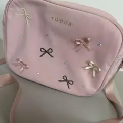 TOCCA ピンク リボンポシェット