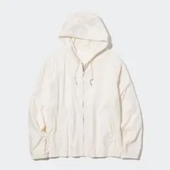 【新品未使用】ユニクロ コットンパーカ　白