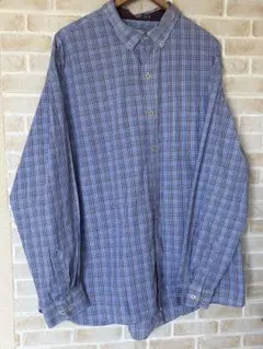 VAN HEUSEN 　美品　長袖シャツ チェック柄 XXL