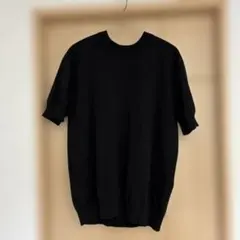 GARAGE ORIHICA 半袖ニット ブラック