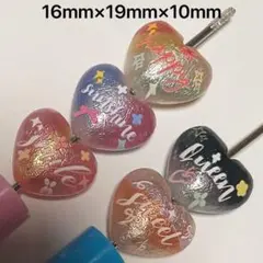 両面ハートビーズ ビーズボールペン カスタムボールペン