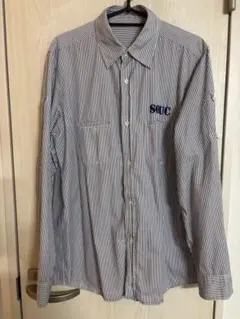 【刺繍あり】ステューシー Stussy ストライプ シャツ メンズ